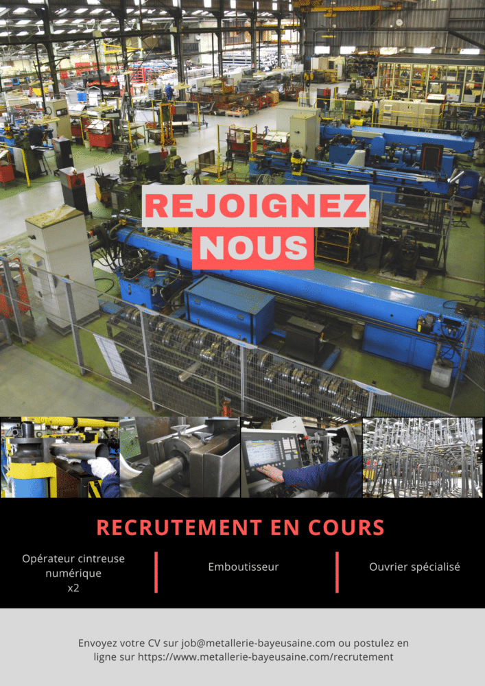 Affiche de recrutement 3 postes